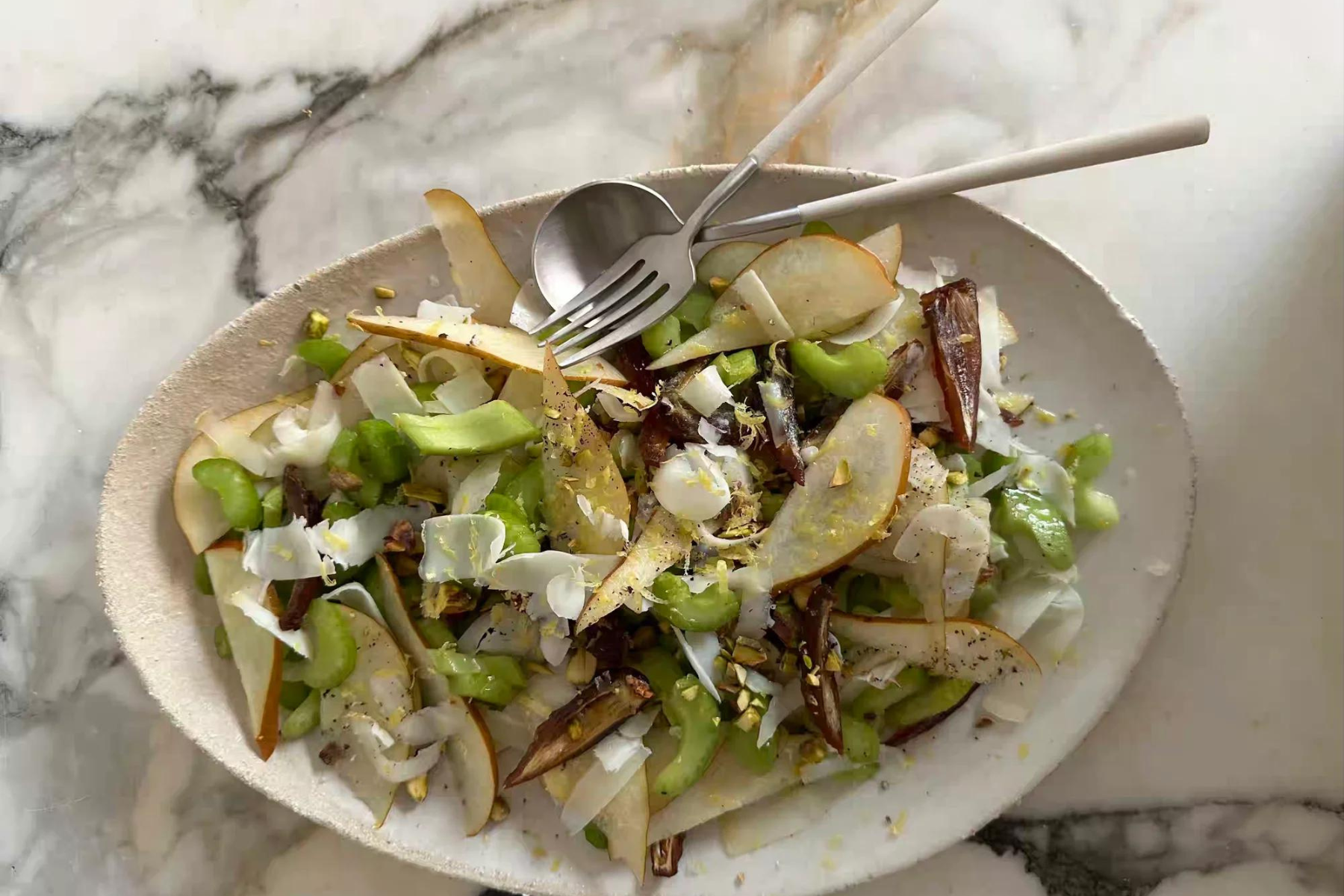 Celery Pear & Date Salad