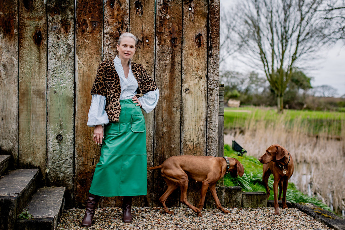 How to wear Shearling in Summer