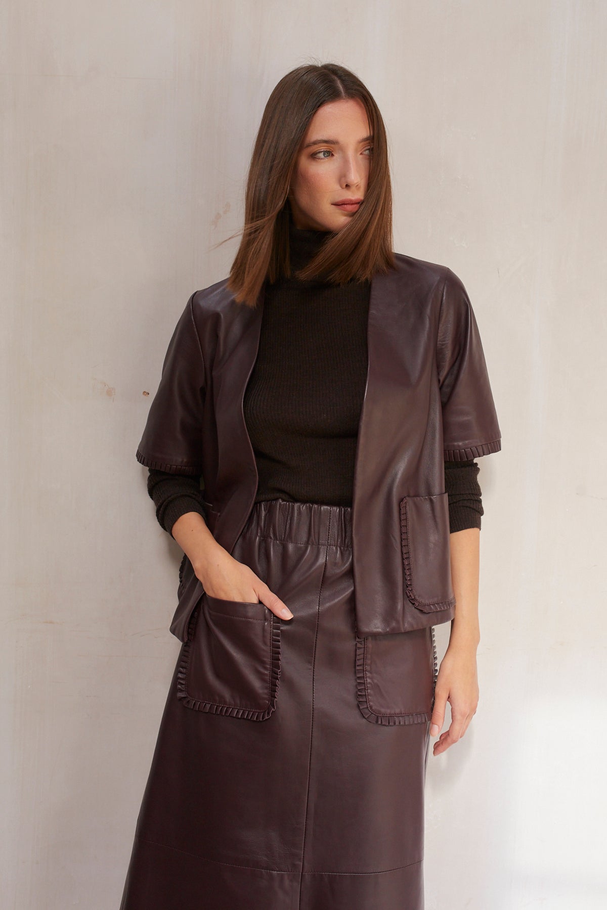 Jeanie Leather Jacket