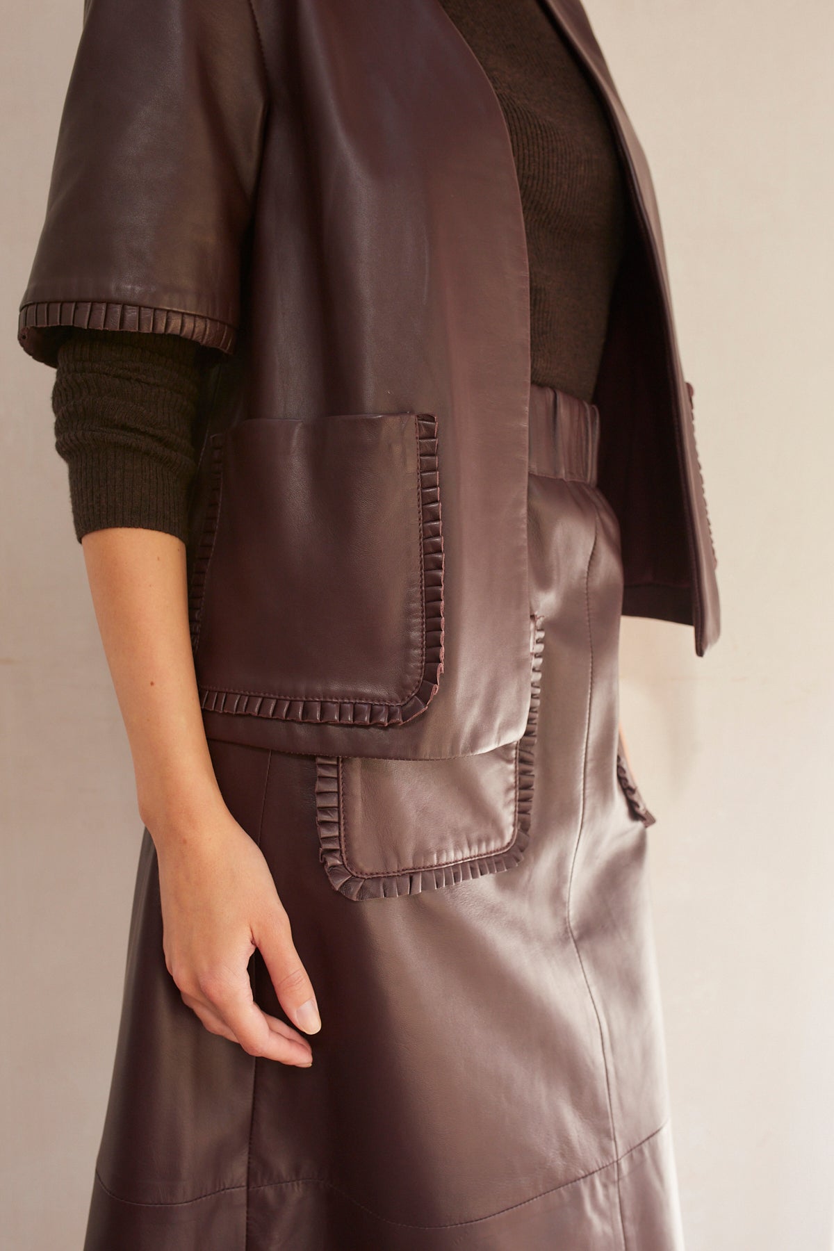 Jeanie Leather Jacket