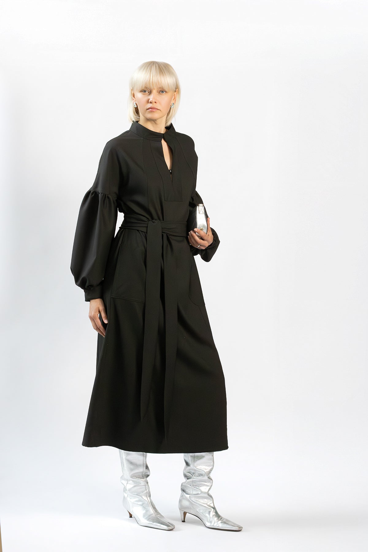 Olga Cotton Dress Khaki