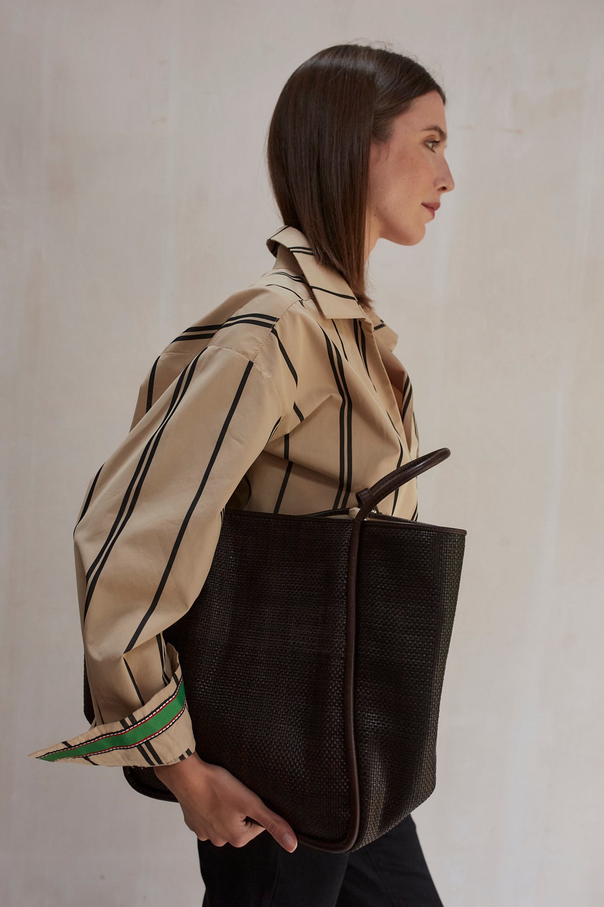 Beige Black