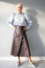 Paloma Leather Skirt
