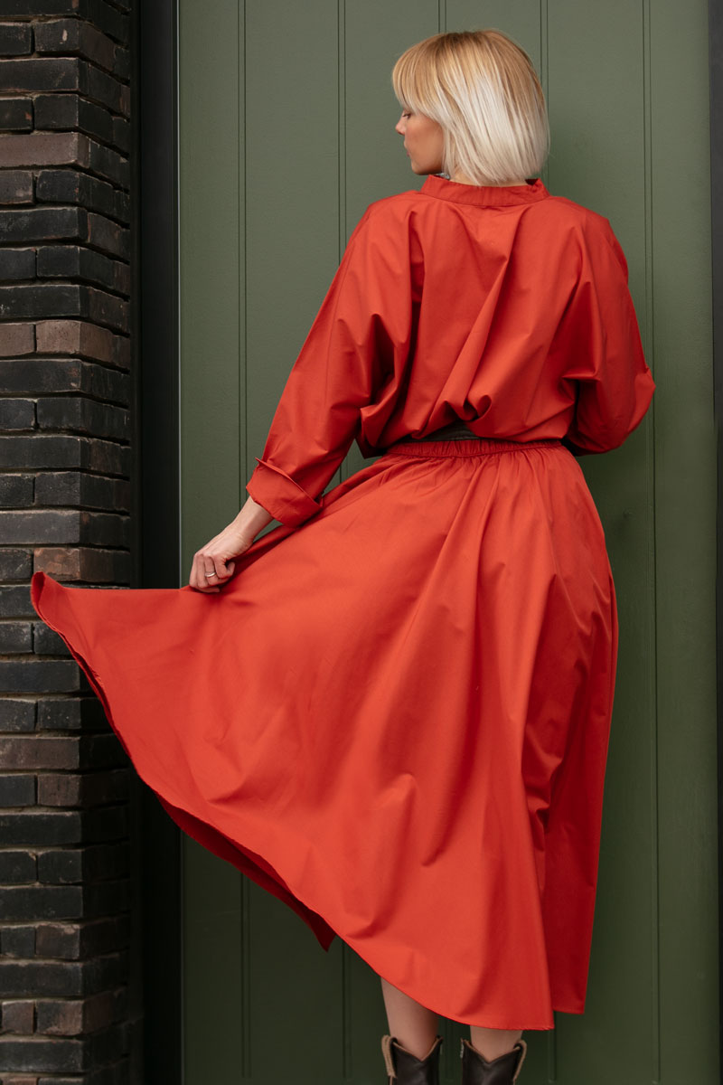 Hattie Shirt and Skirt Set