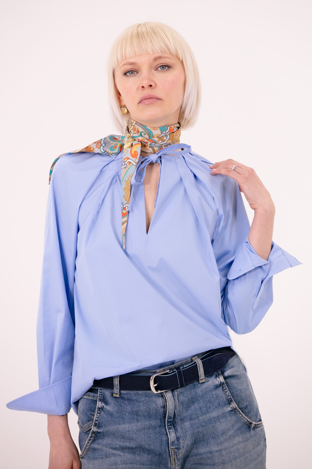 Large Diamond Shape Silk Neckerchief Pucci Print