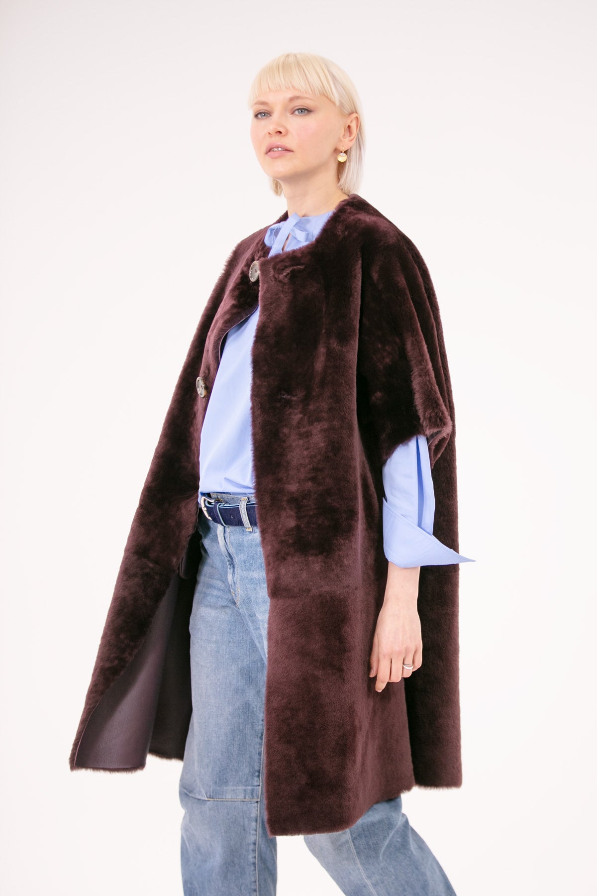 Louisa Shearling Coat