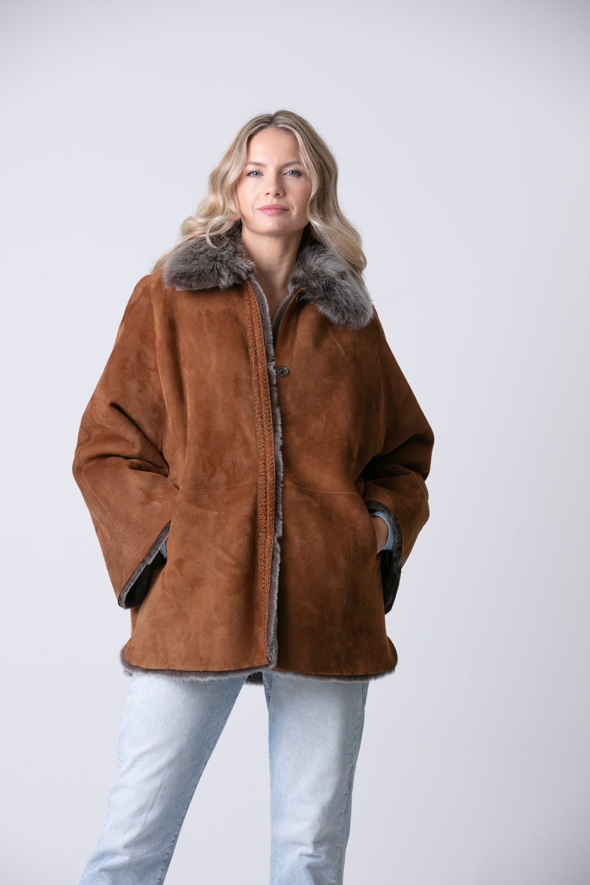 Matteau Shearling Coat – Stoned & Waisted