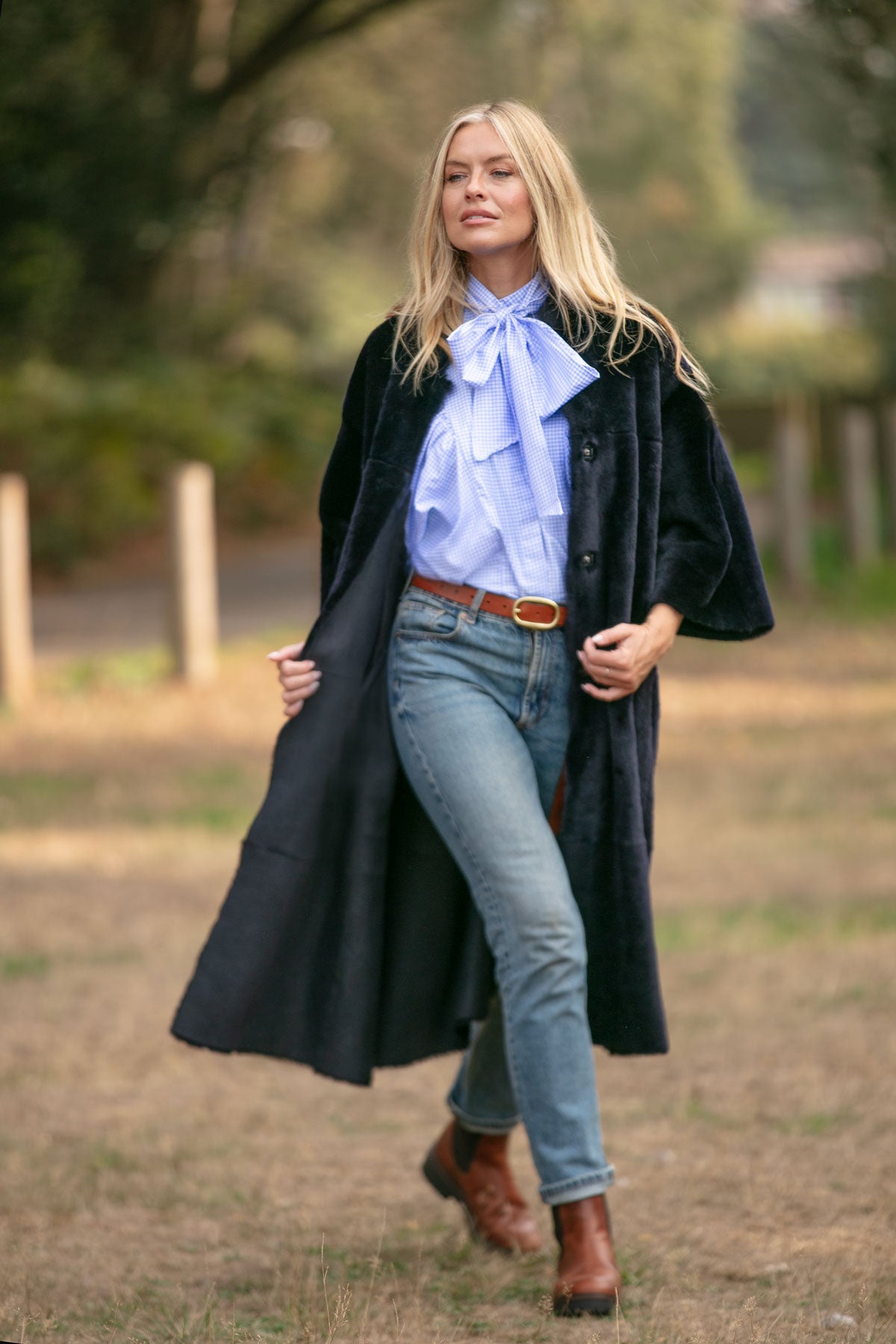 Rachel Shearling Coat