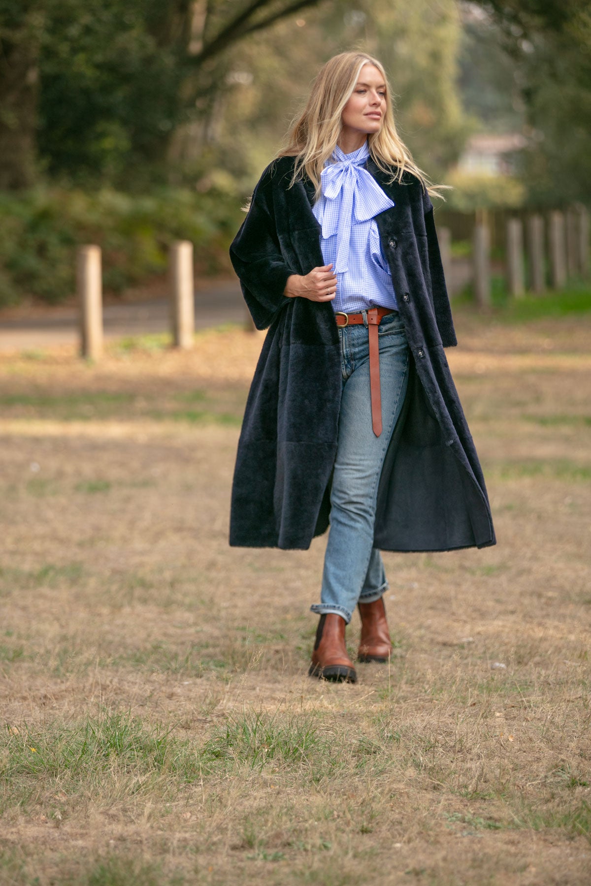 Rachel Shearling Coat