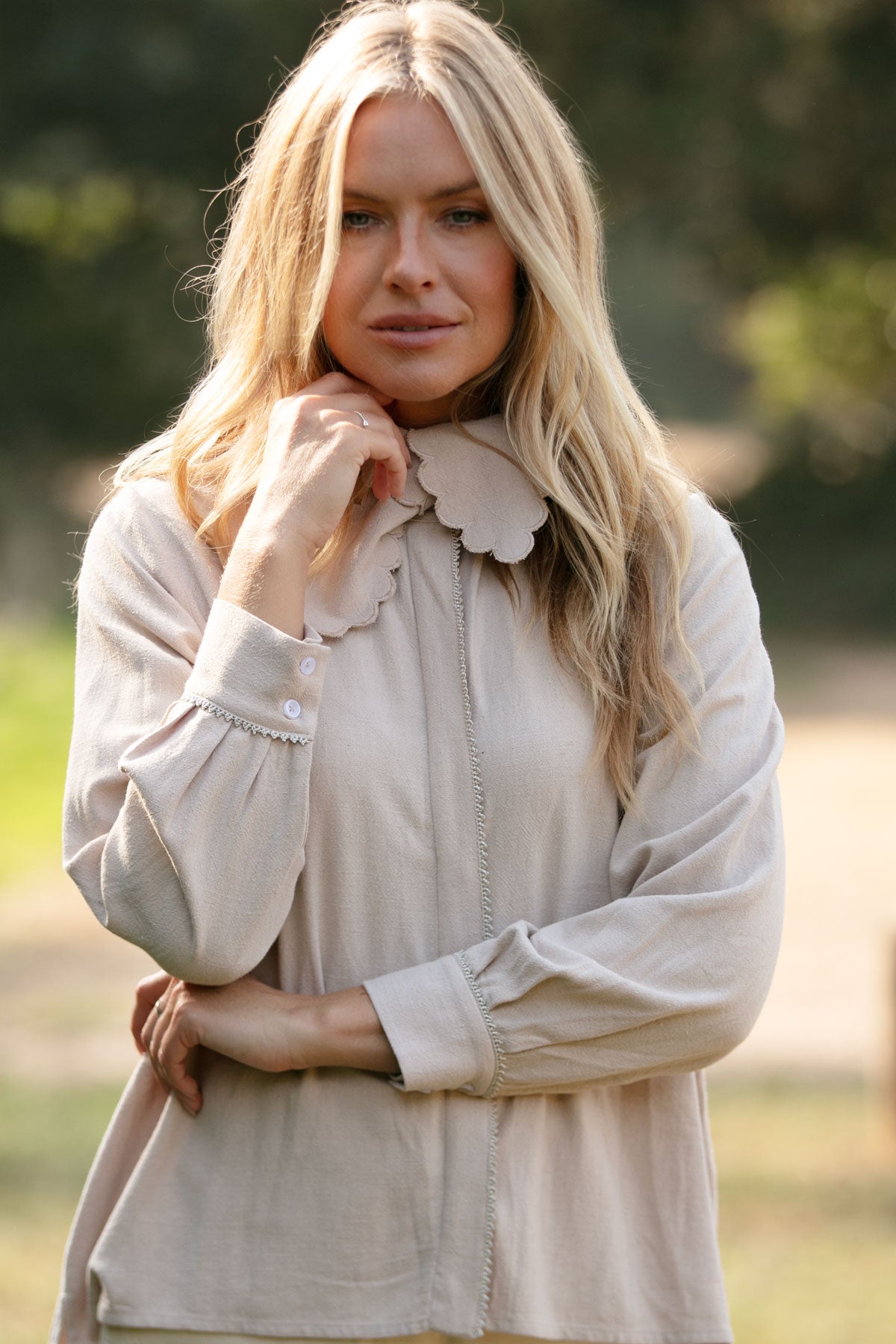 Gertrude Cotton Blouse