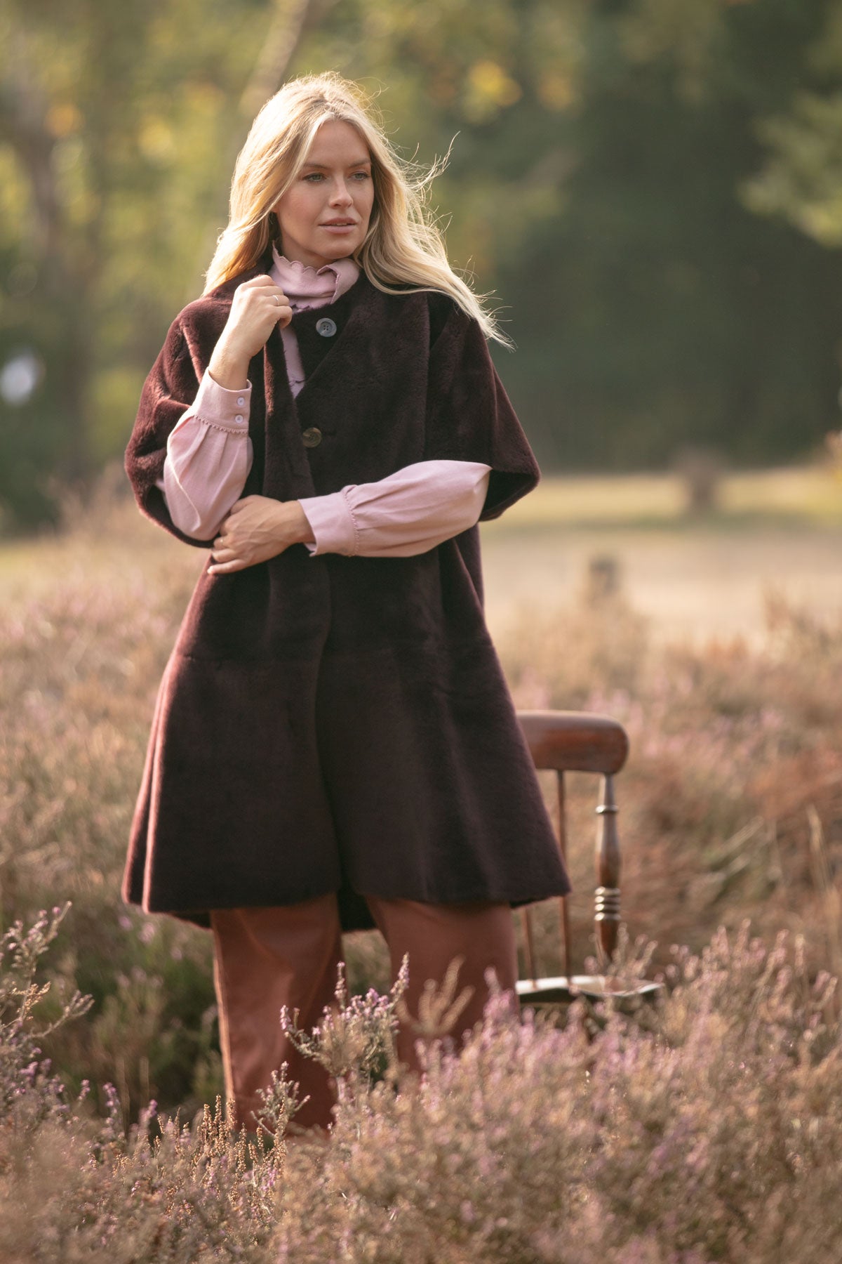 Louisa Shearling Coat