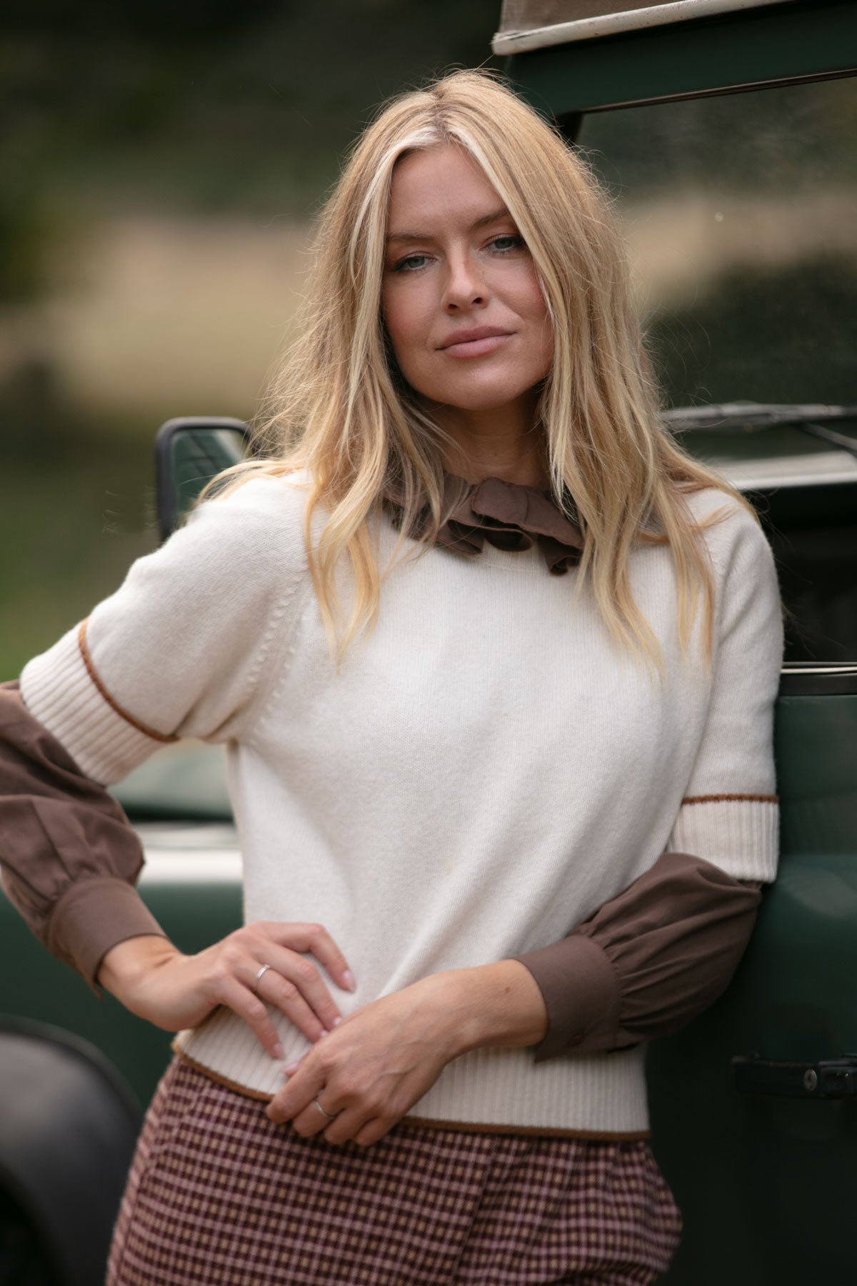 Rebecca Knitted Elbow Sleeve Jumper