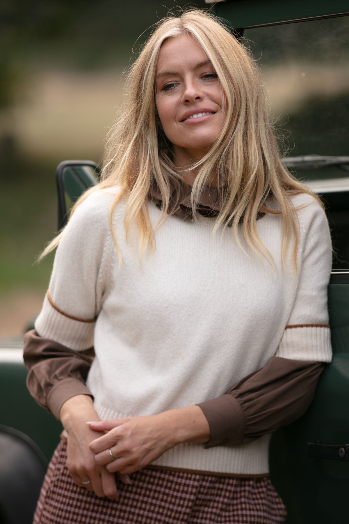 Rebecca Knitted Elbow Sleeve Jumper