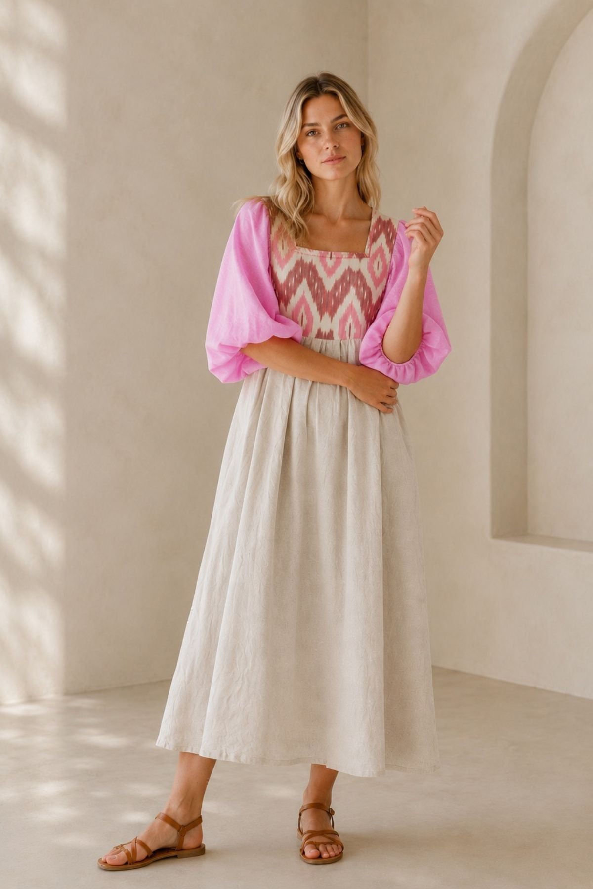 Pink Ikat