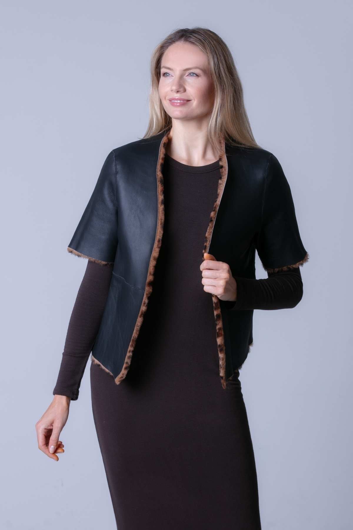 Jeanette Shearling Jacket – Stoned & Waisted