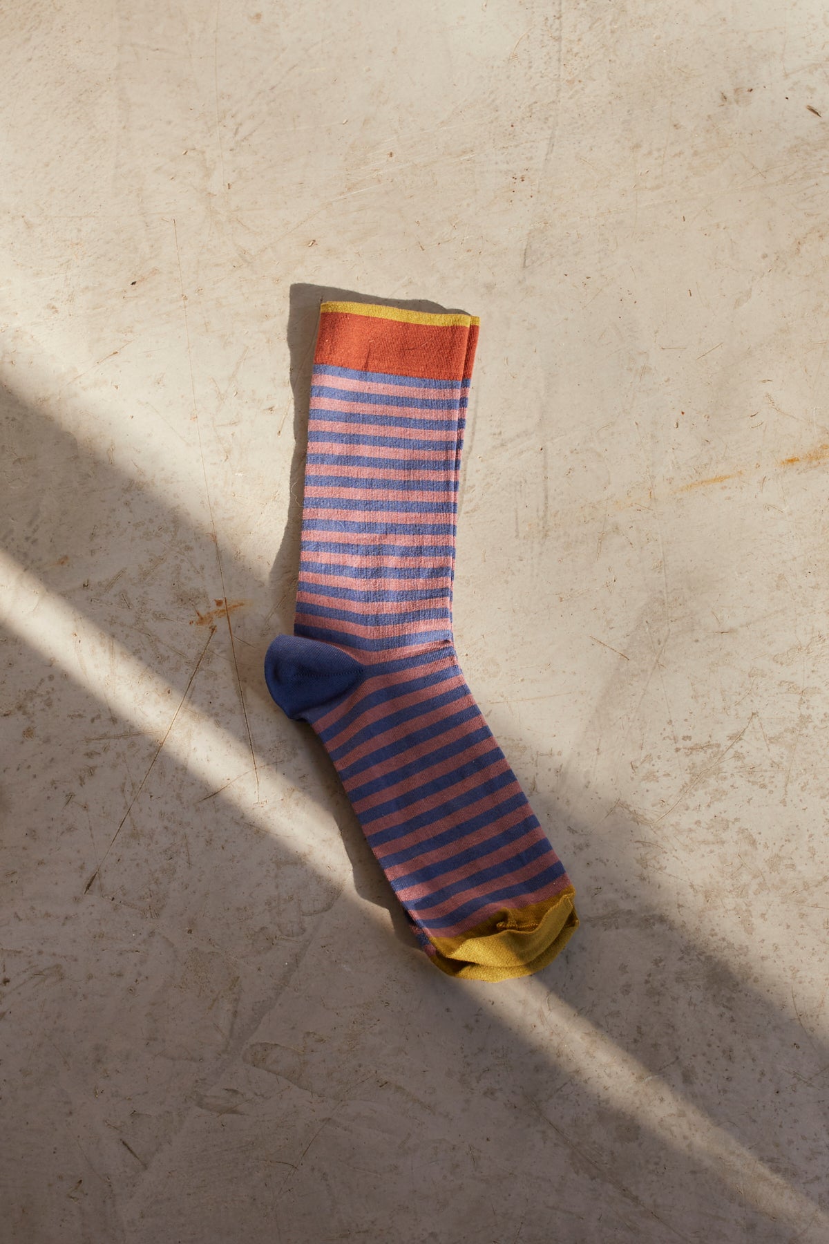Socks - Rayures Raisin