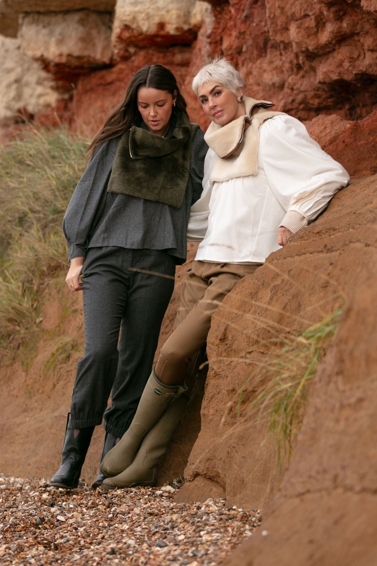 Shearling Collar Neck warmers