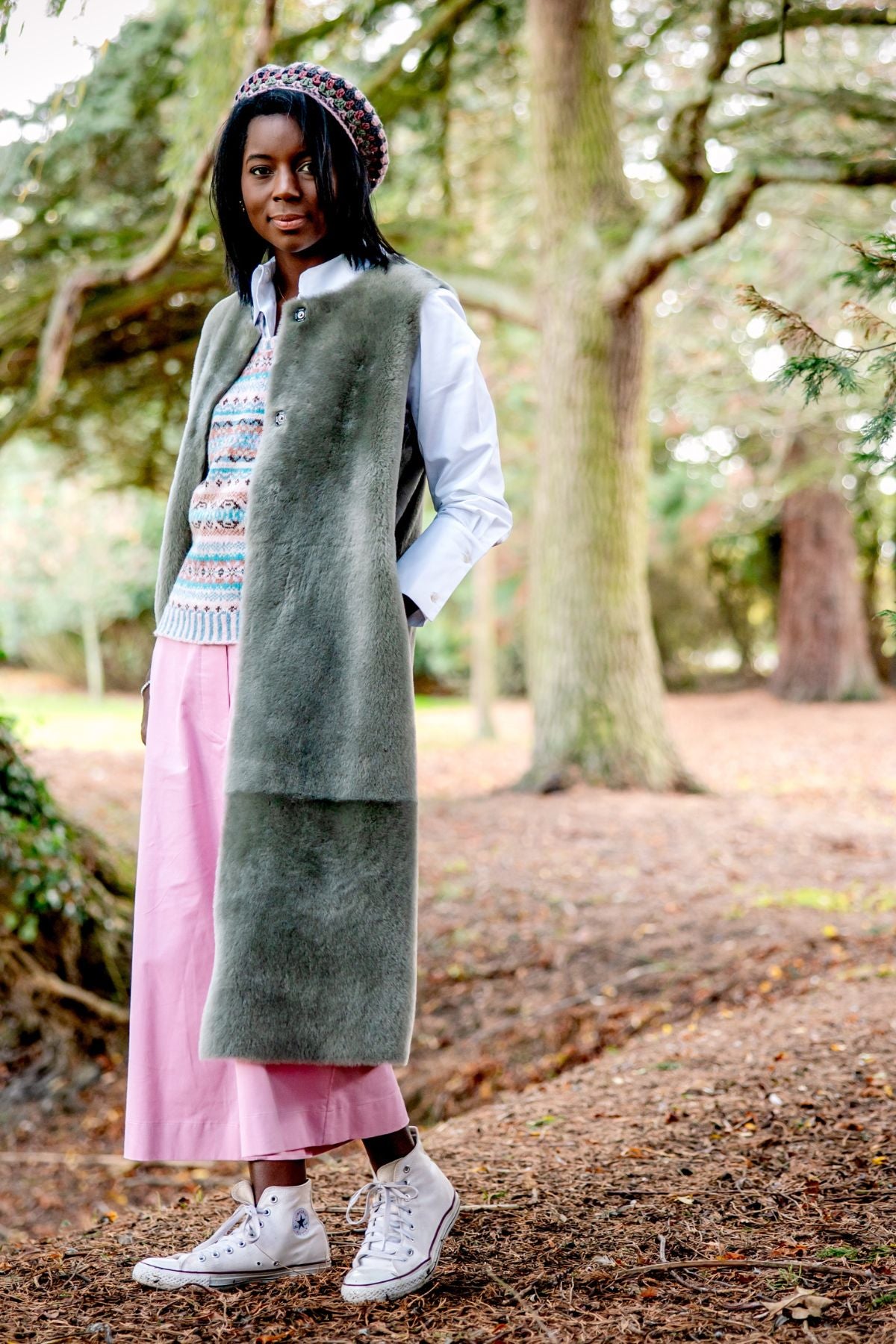 India Shearling Waistcoat - Sample Sale
