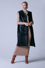 India Shearling Waistcoat