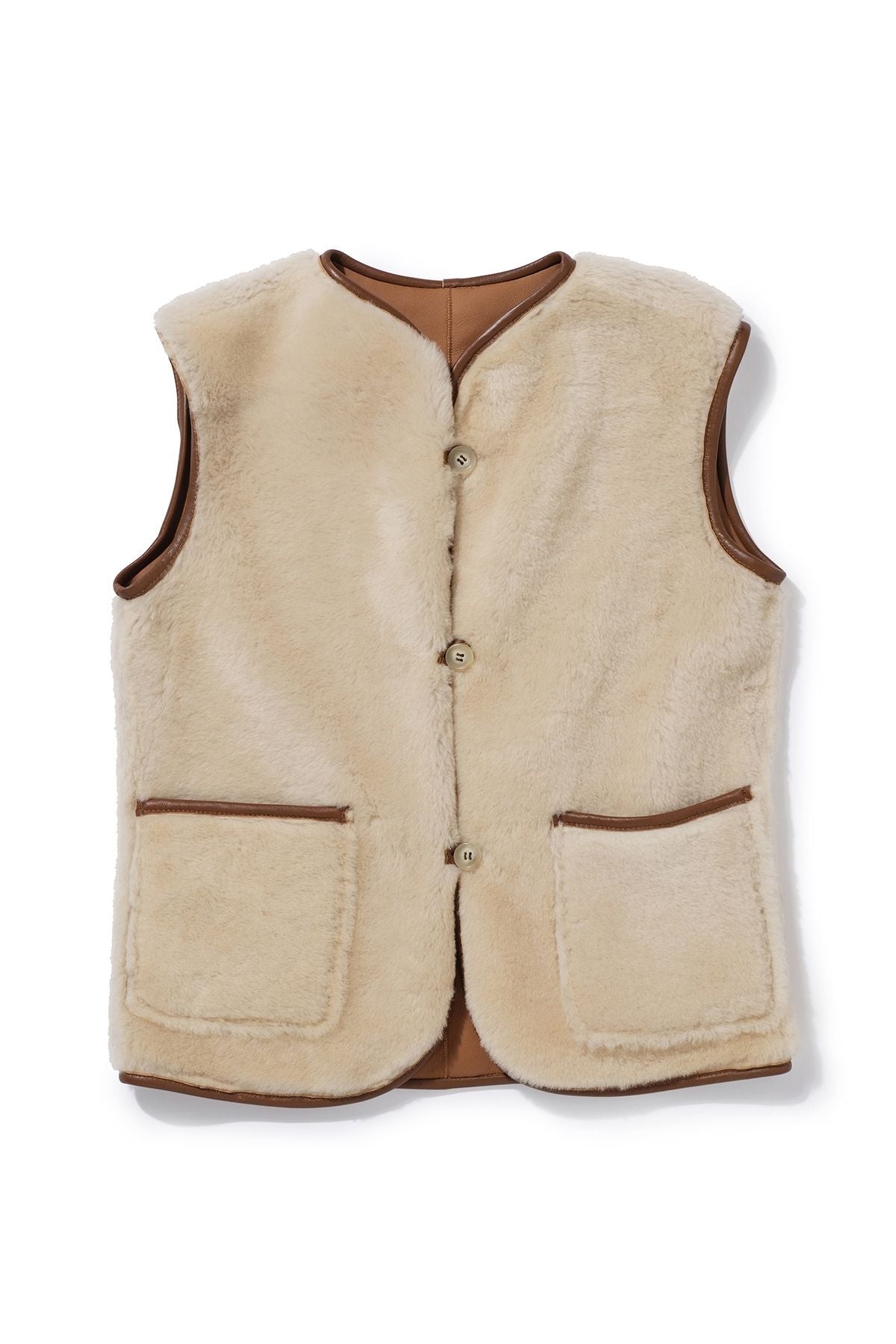 Anais Shearling Waistcoat – Stoned & Waisted