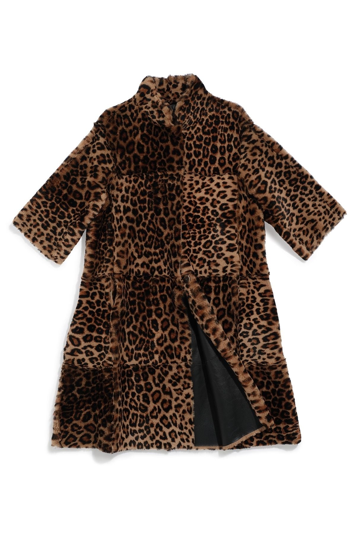 Reversible Faux Leather Shearling Jacket | Express