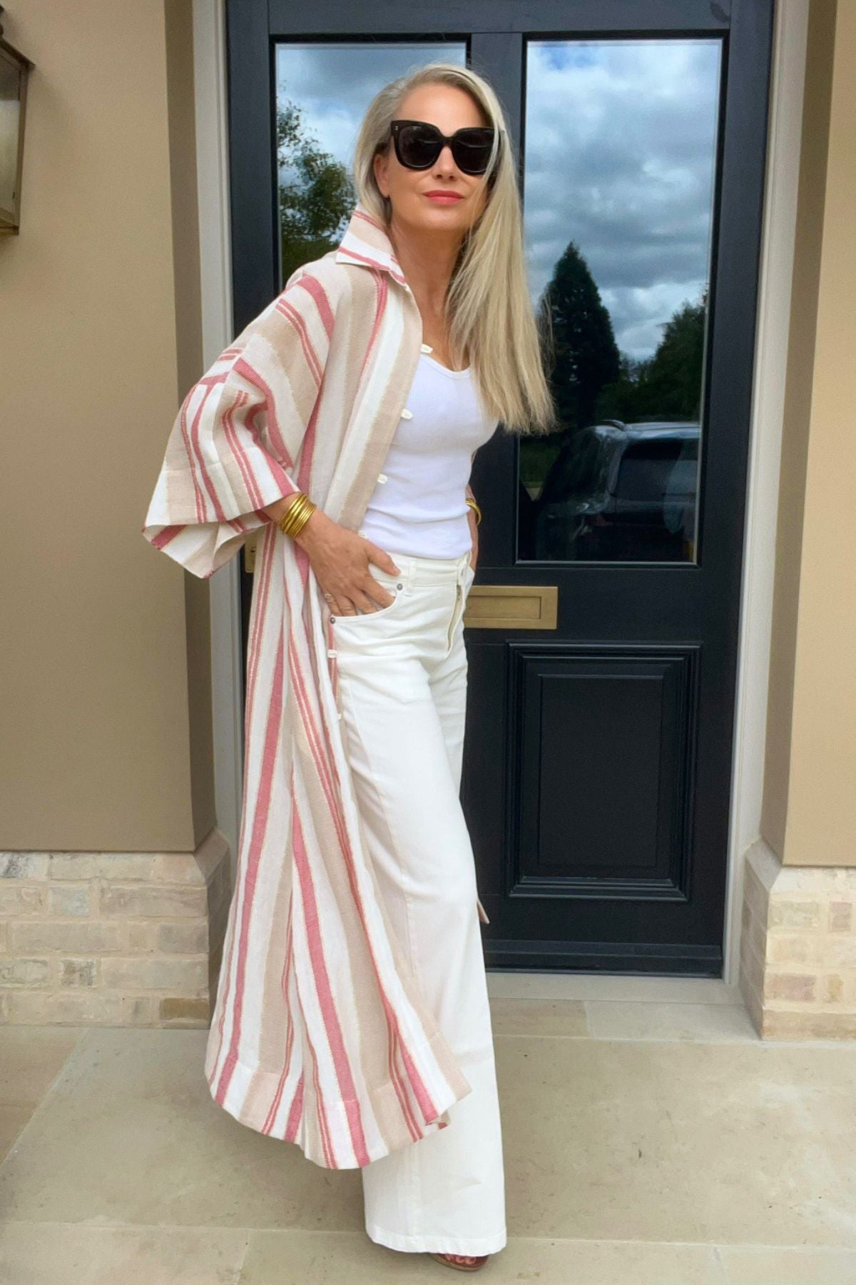 Savannah Silk Linen Kaftan