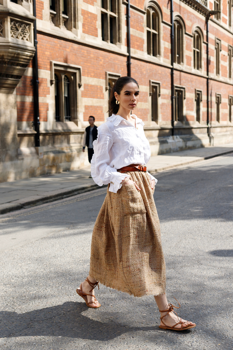 Linen sales skirt pinterest