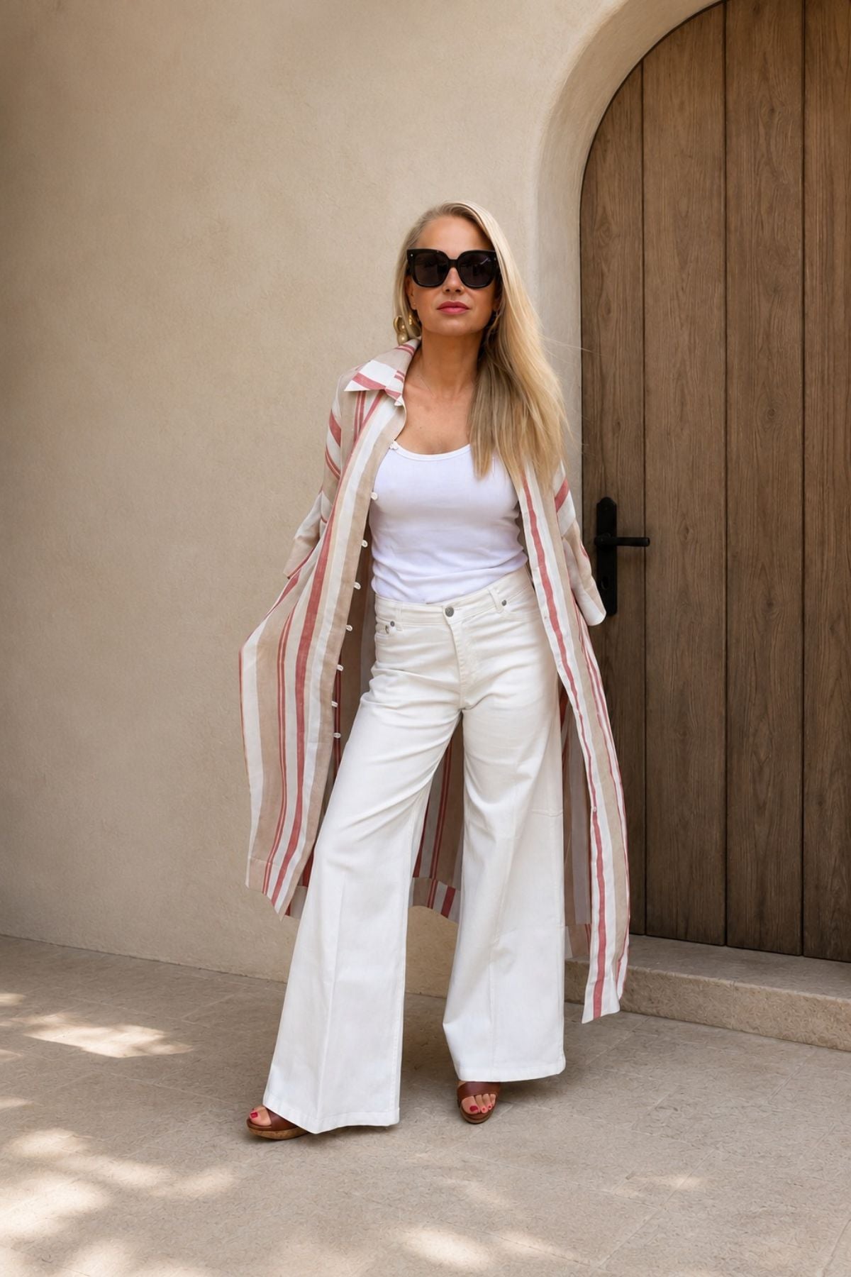 Savannah Silk Linen Kaftan