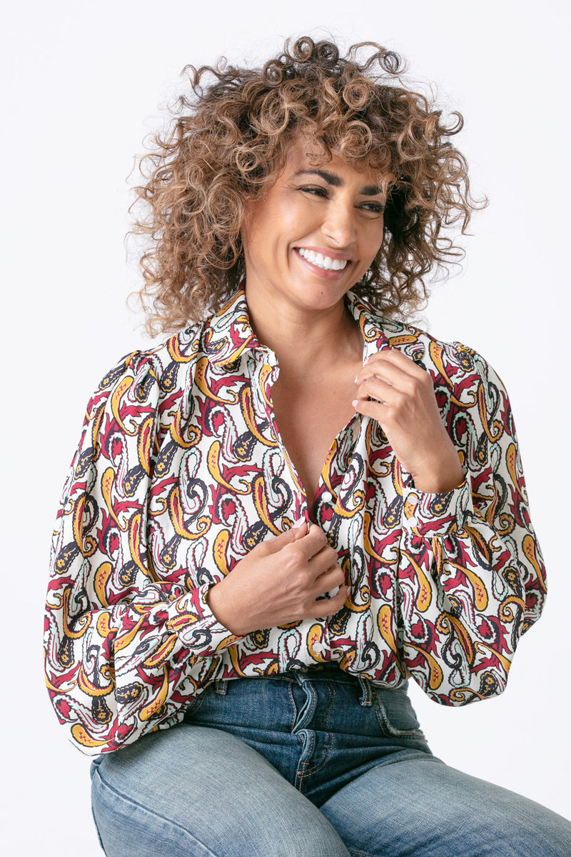 Grace Crepe de Chine blouse