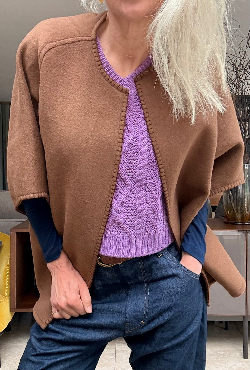 Kim Wool Cape Jacket - Pre Order