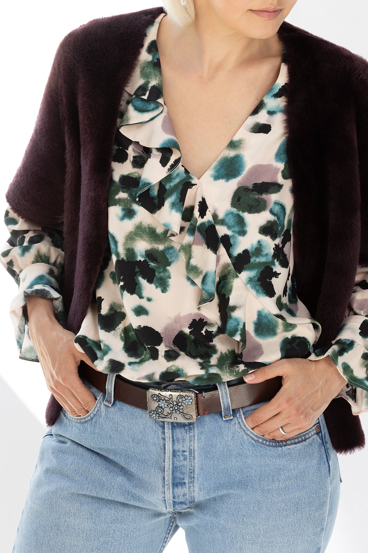 Teal Print