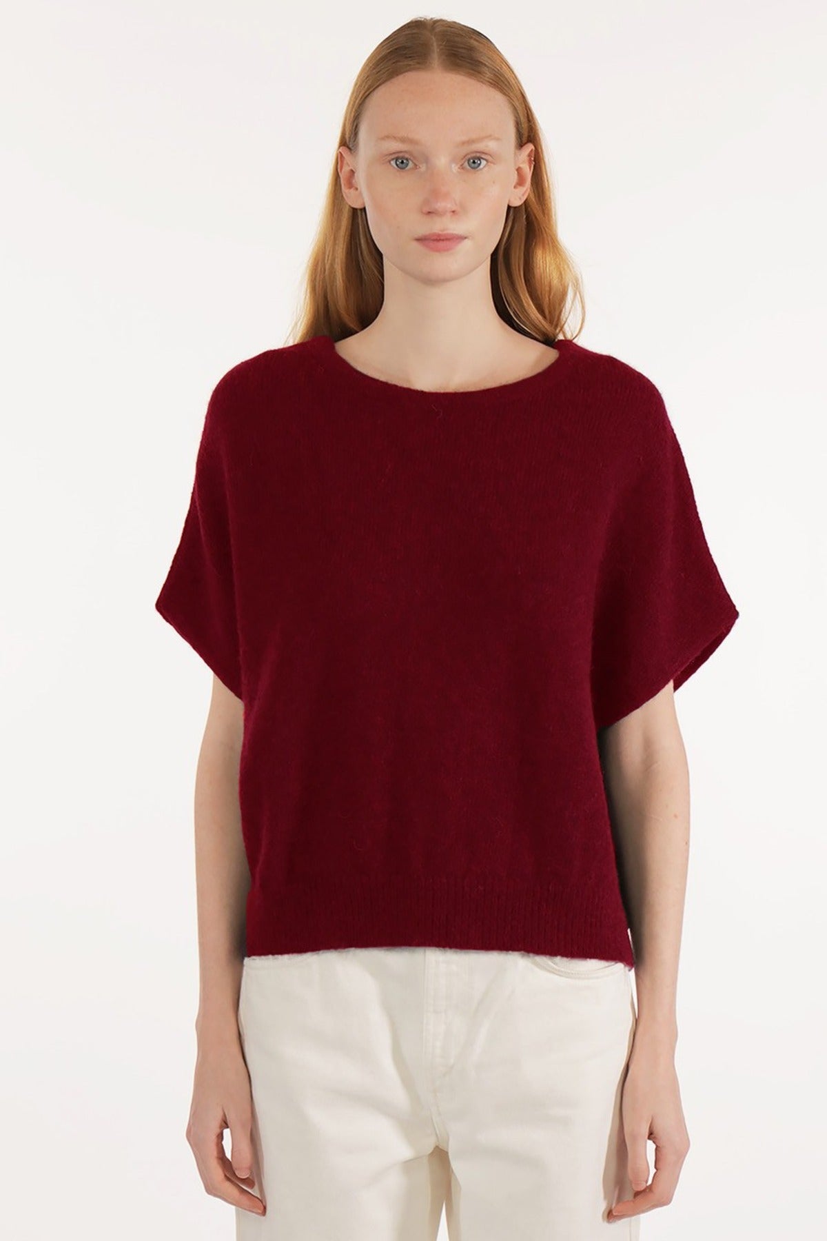 Sleeveless Sweater in Baby Alpaca Wool