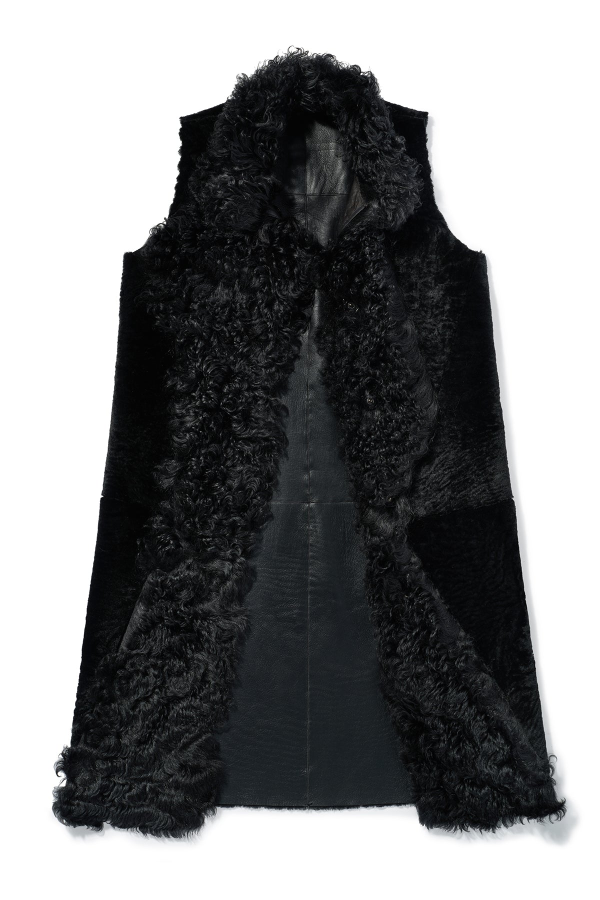 Elizabeth Afghan Black Waistcoat - Sample Sale