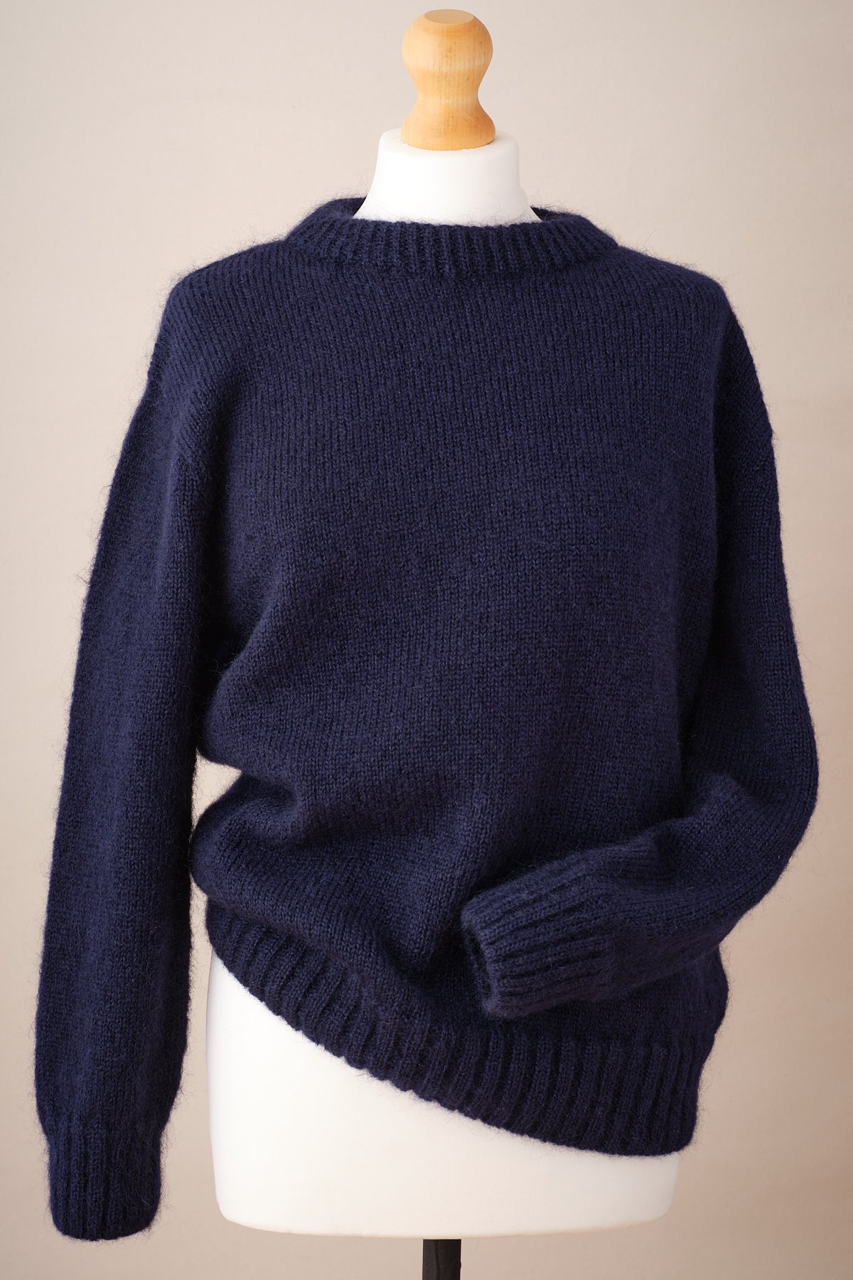 Mohair Round Neck Wool Jumper