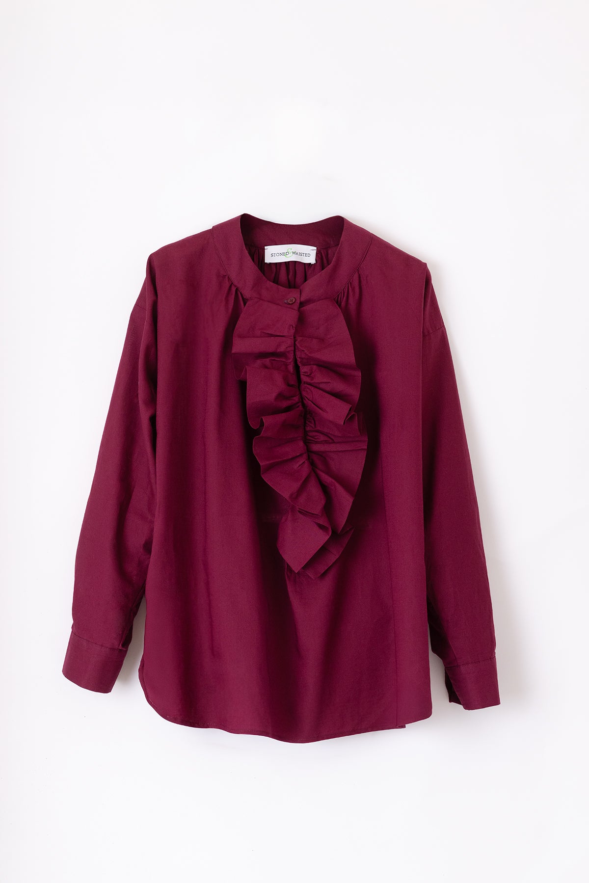 Raffy Blouse Burgundy  