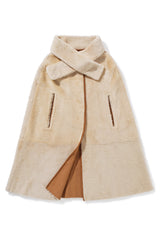 Marlowe Shearling Cape