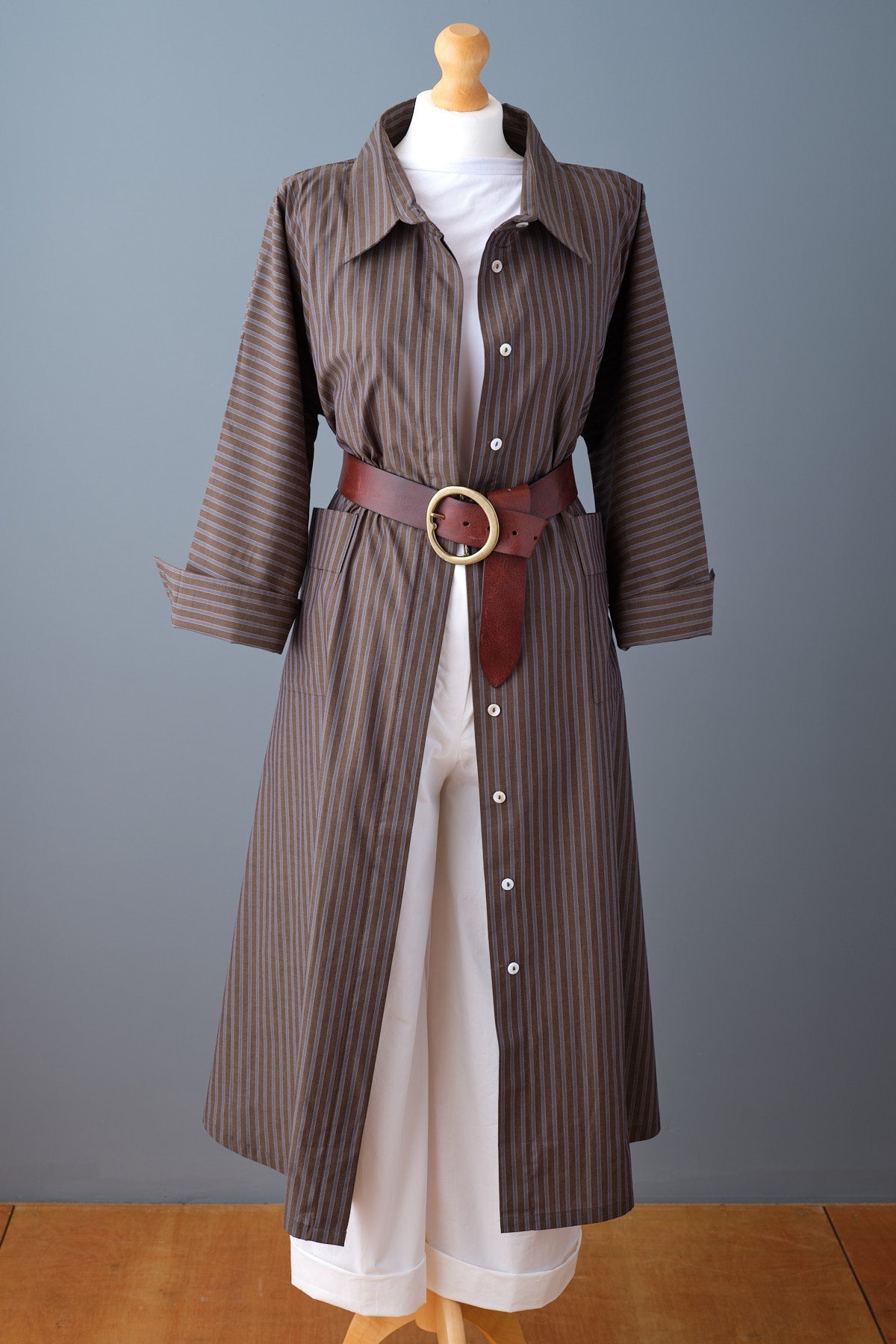 Brown-LightBlue-Stripe