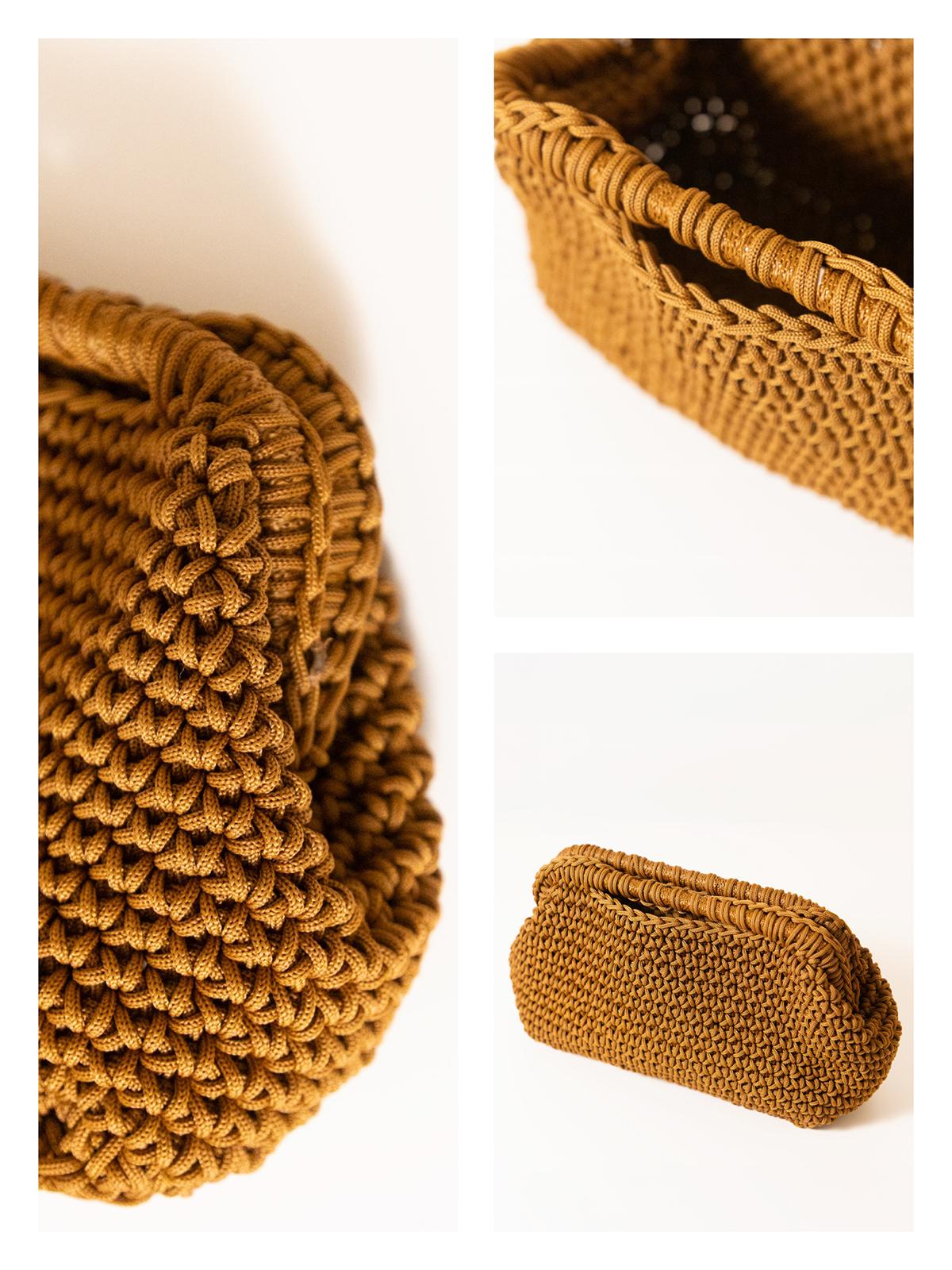 Hand-crocheted Clutch