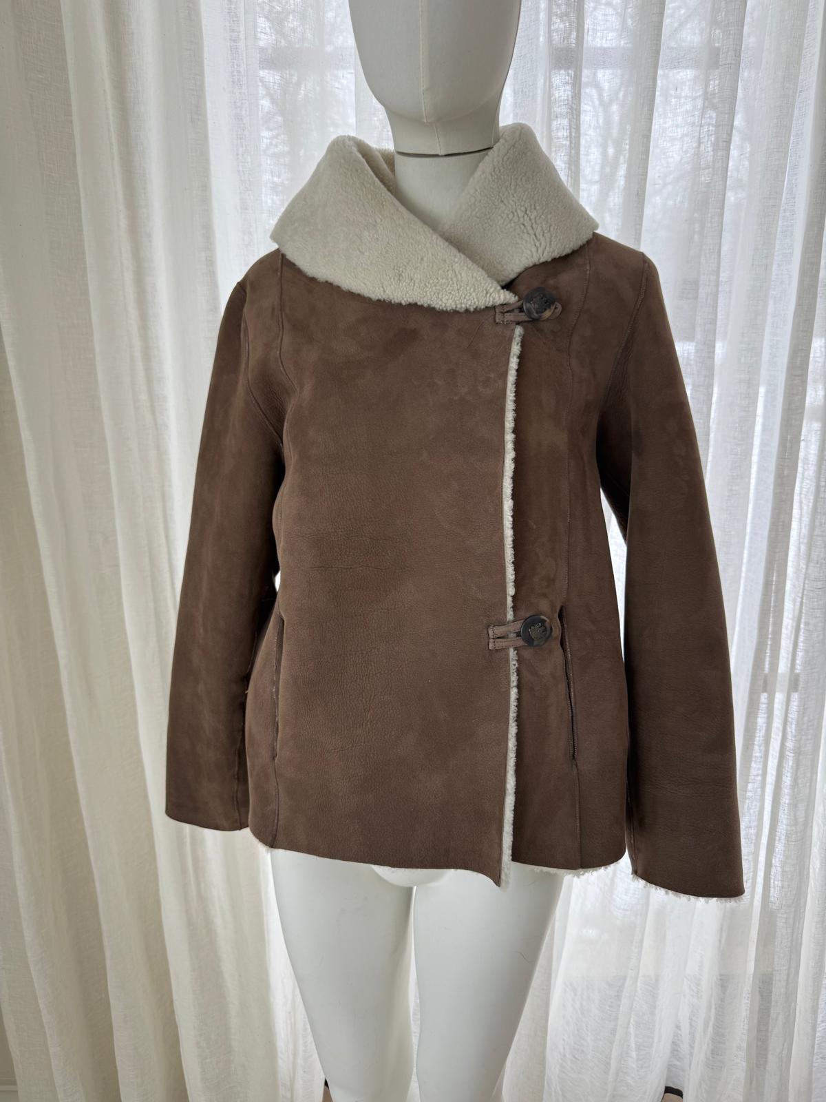Isabella Shearling Short Coat - Sample Sale