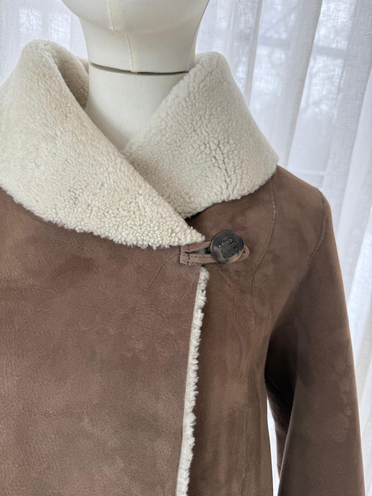Isabella Shearling Short Coat - Sample Sale