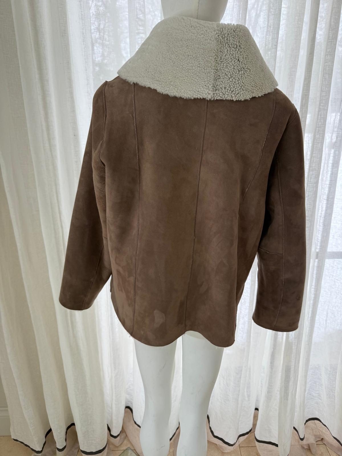 Isabella Shearling Short Coat - Sample Sale