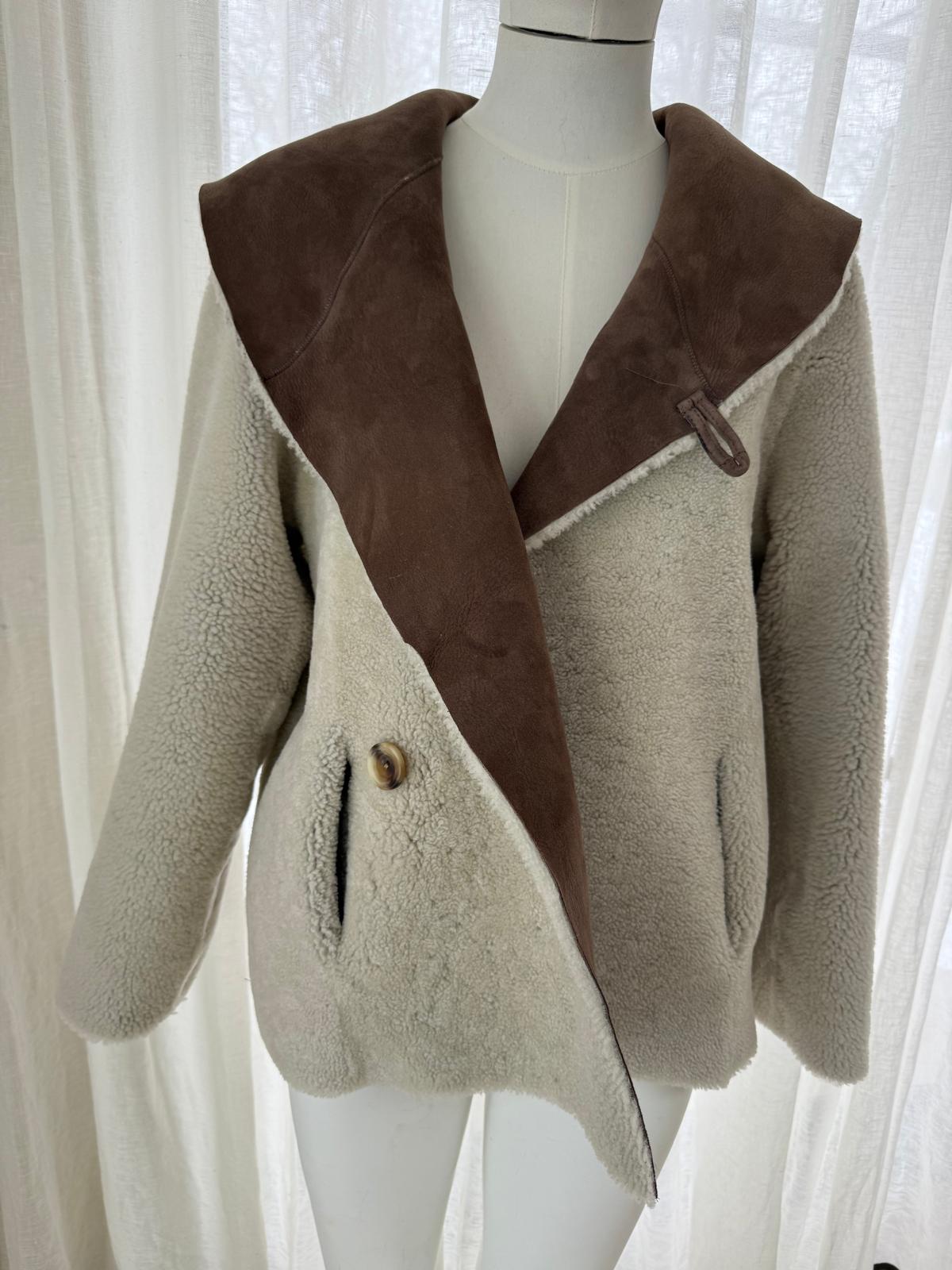 Isabella Shearling Short Coat - Sample Sale