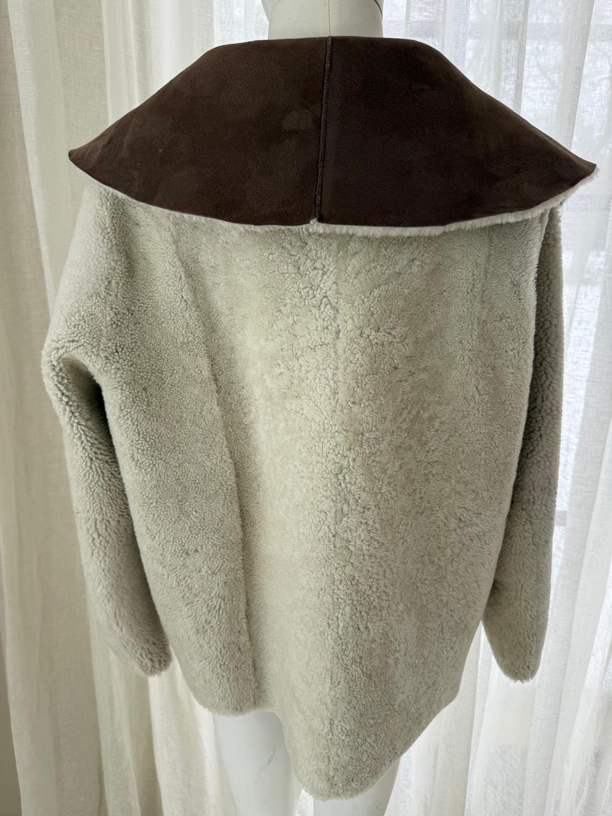 Isabella Shearling Short Coat - Sample Sale