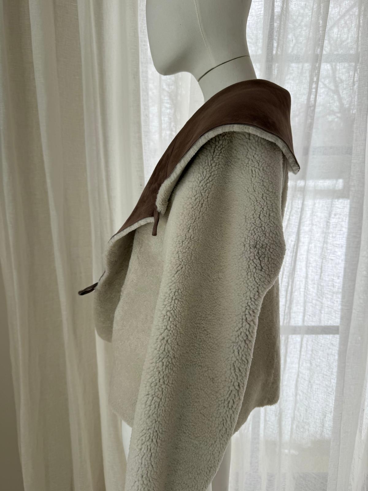 Isabella Shearling Short Coat - Sample Sale