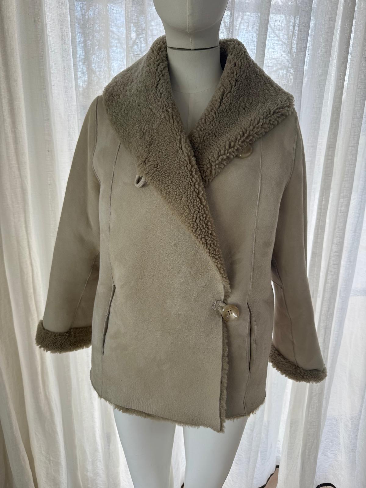 Isabella Shearling Short Coat - Sample Sale