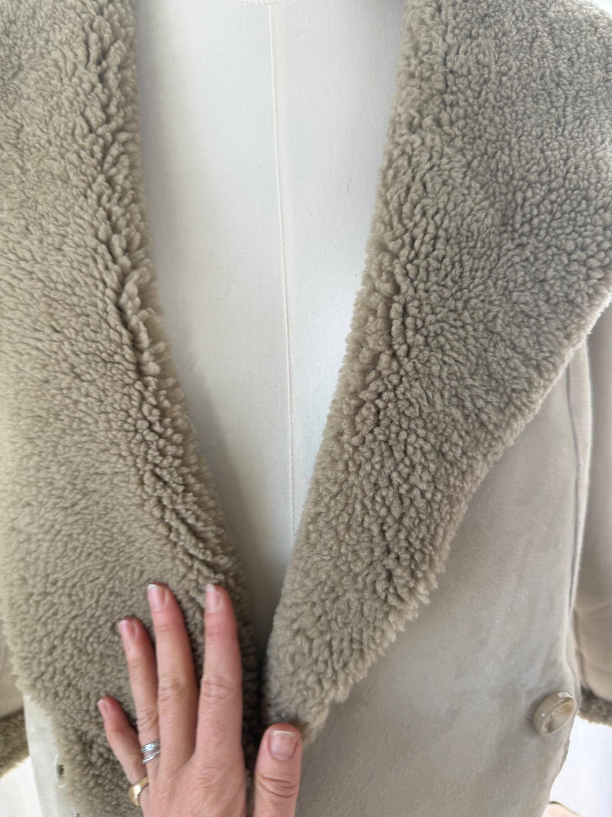 Isabella Shearling Short Coat - Sample Sale