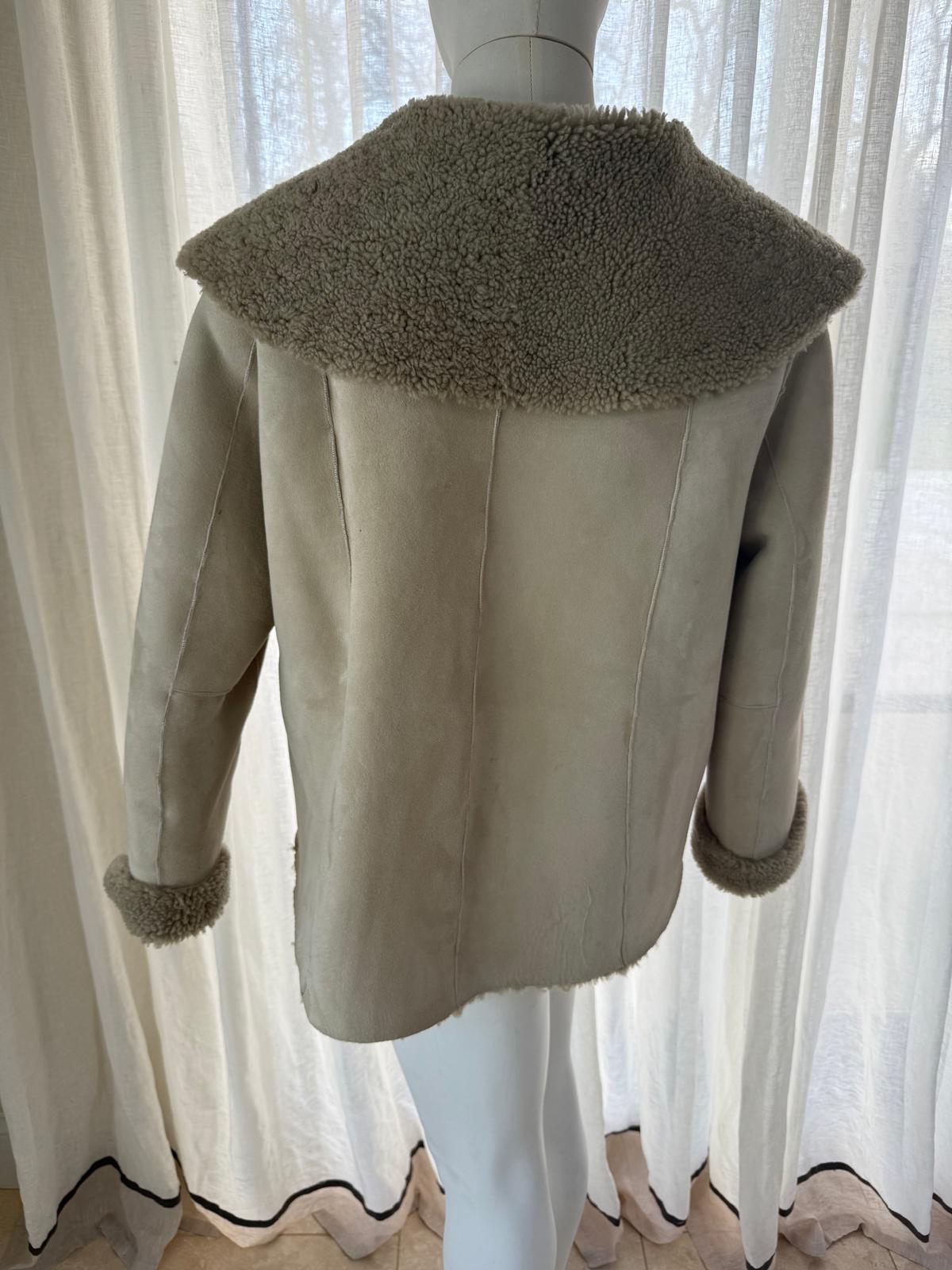 Isabella Shearling Short Coat - Sample Sale