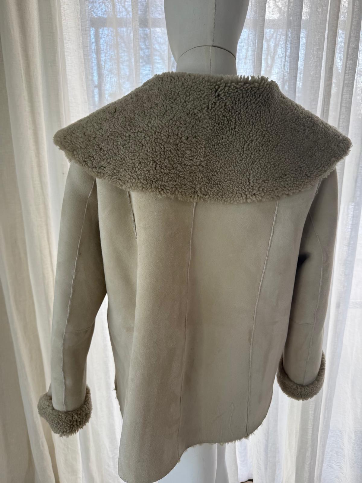 Isabella Shearling Short Coat - Sample Sale