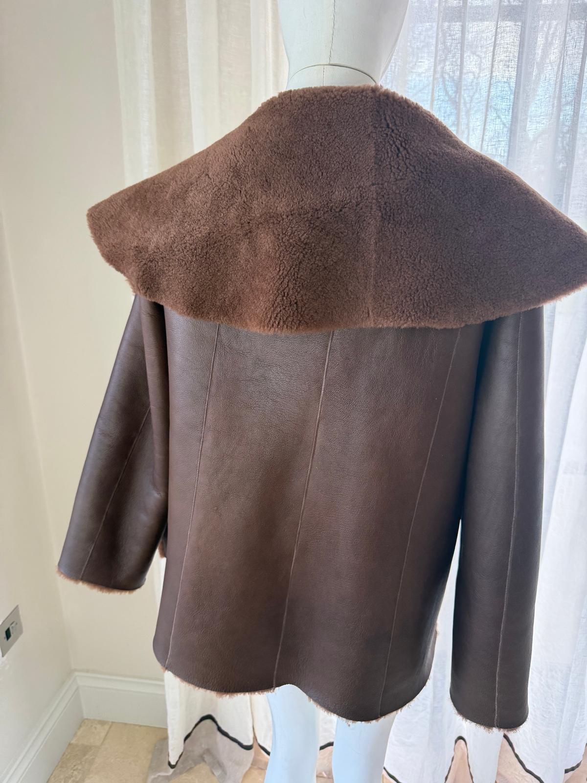 Isabella Shearling Short Coat - Sample Sale