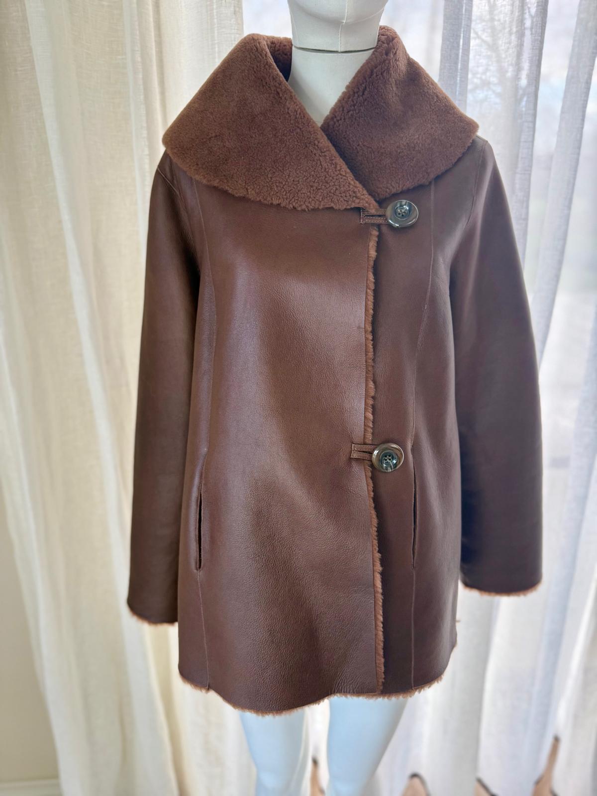 Isabella Shearling Short Coat - Sample Sale